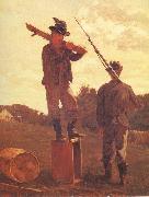 Winslow Homer Punishment for intoxication oil painting artist